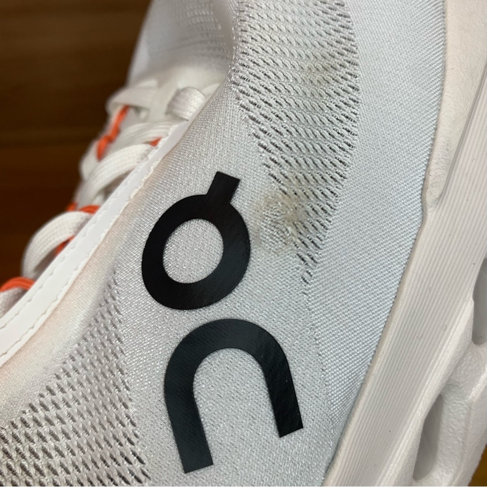 On Running Cloudsurfer Next Women's Sneakers in White / Flame - Size 12 - Picture 8 of 9